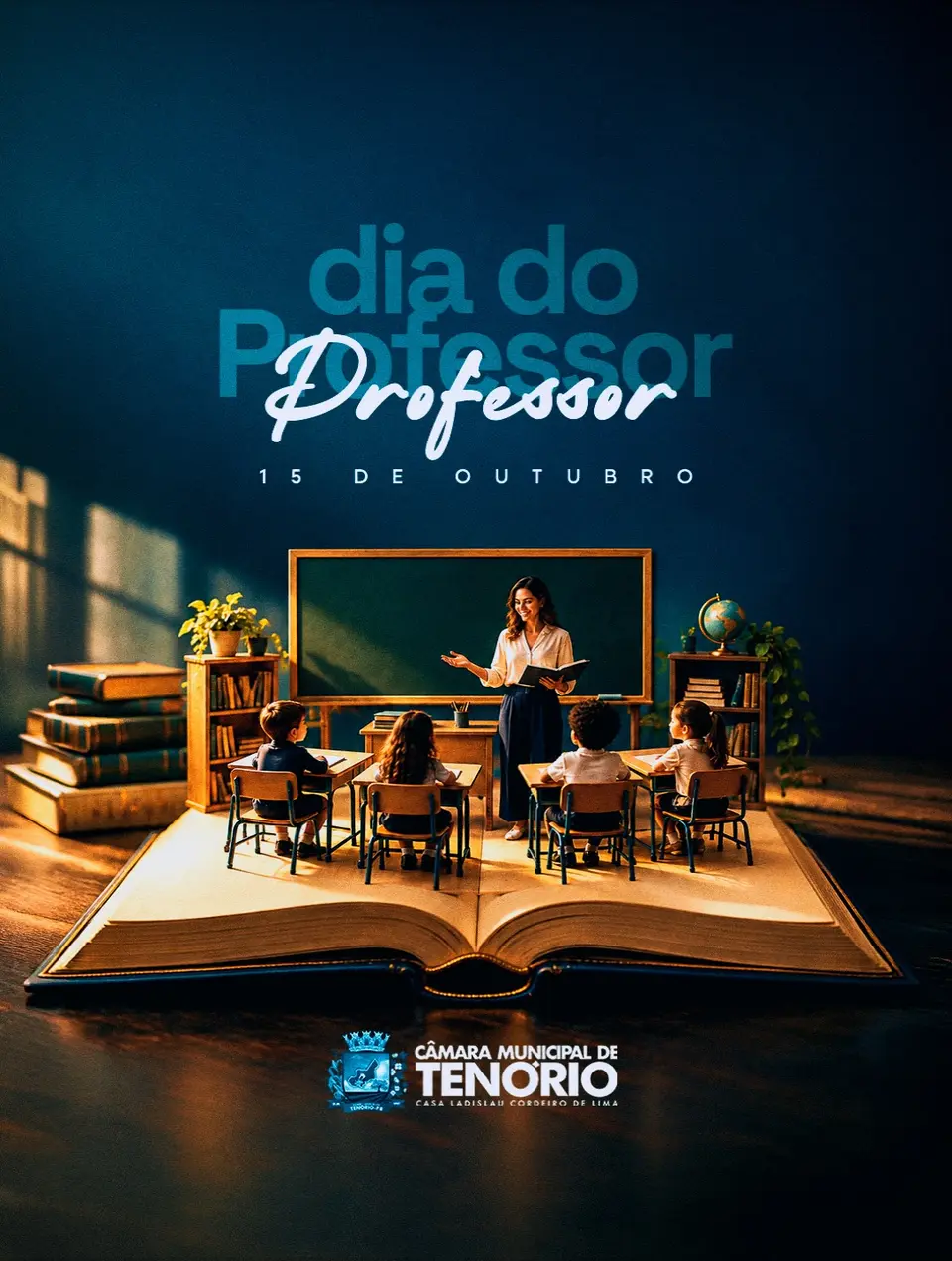 Câmara de Tenório homenageia professores em 15 de outubro