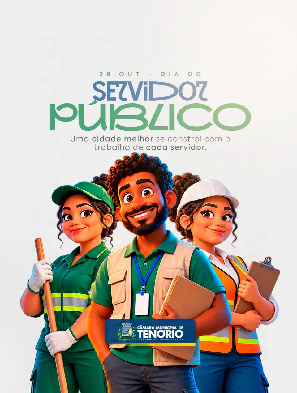 Câmara de Tenório homenageia servidores públicos em 28 de outubro