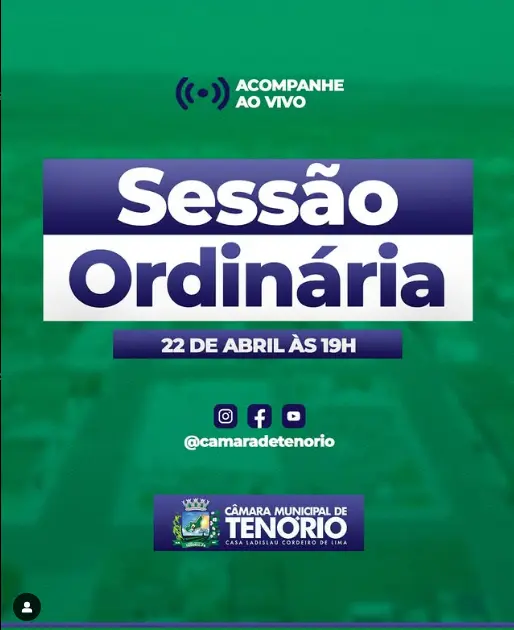 Sessão Ordinária | 22 de Abril