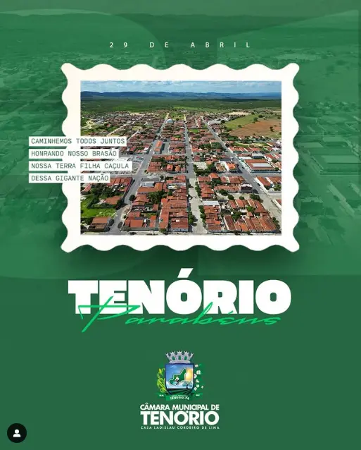 Hoje Tenório celebra sua história!
