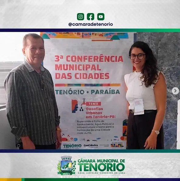 3ª Conferência Municipal das Cidades reúne autoridades e população para debater o futuro urbano de Tenório