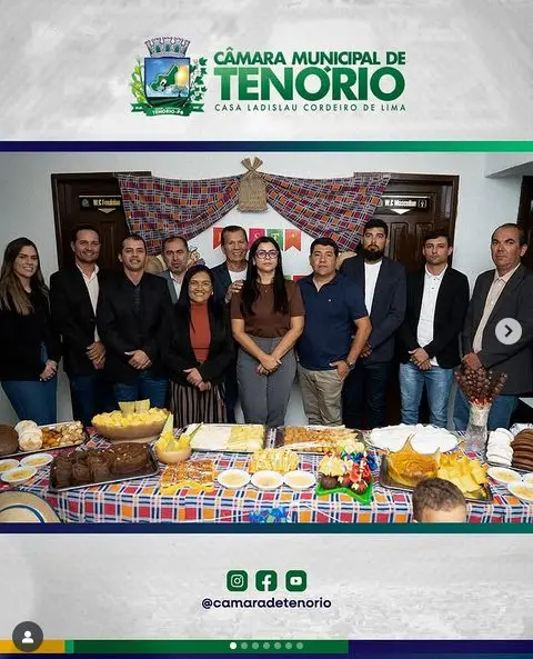 Confraternização Junina encerra semestre legislativo com alegria e tradição em Tenório/PB