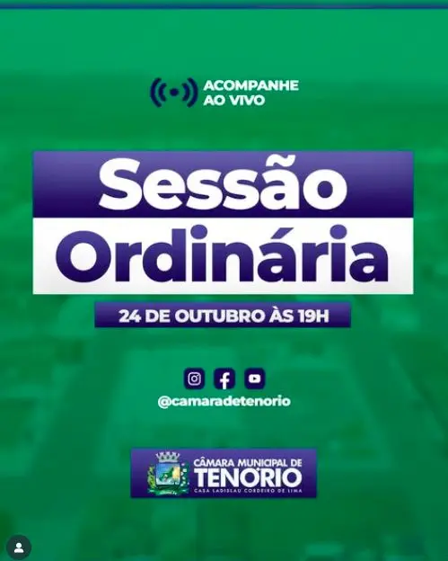 Sessão Ordinária | 24 de outubro de 2025