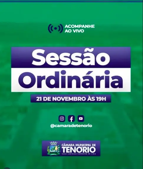 Sessão Ordinária – Última do ano!