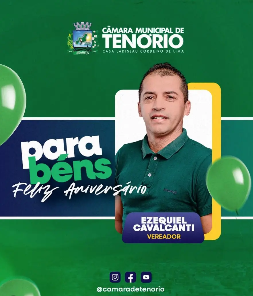 Parabéns, Vereador Ezequiel Cavalcanti!