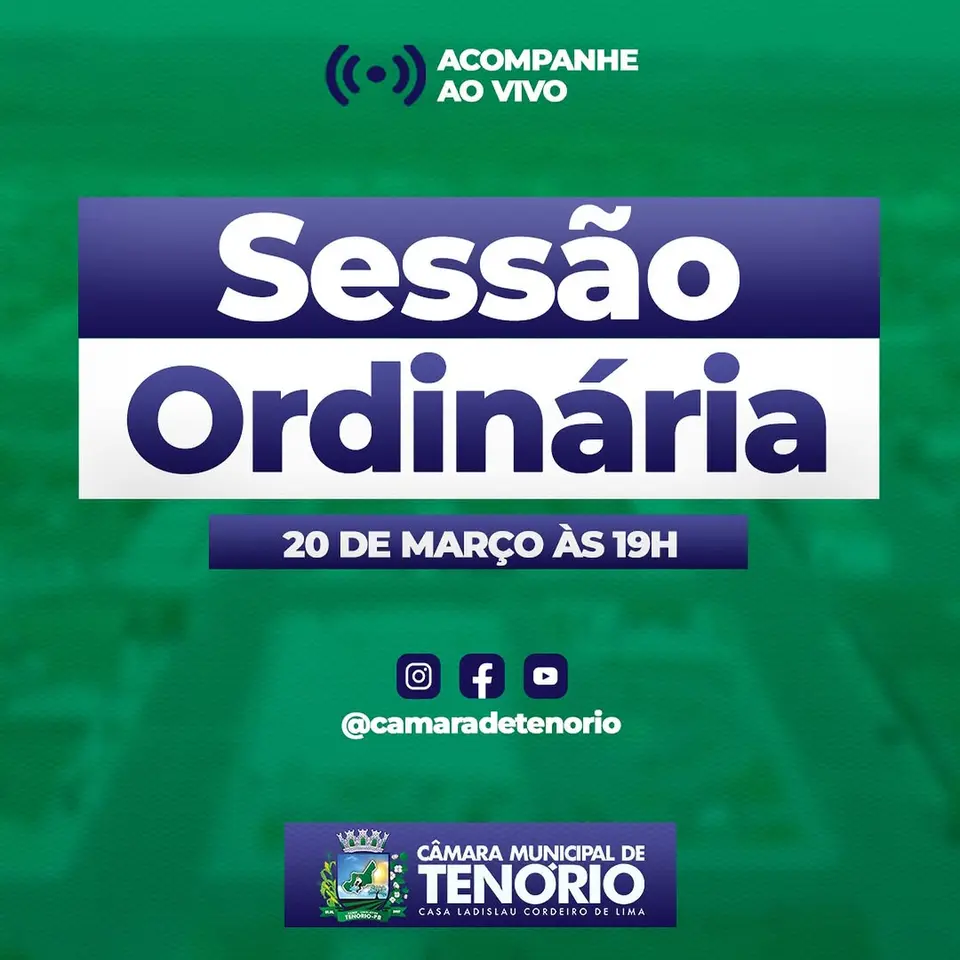Câmara de Tenório realiza Sessão Ordinária para debater o futuro municipal
