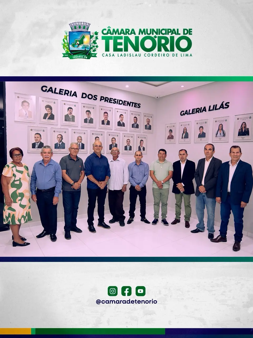 Inauguração da Galeria dos Presidentes
