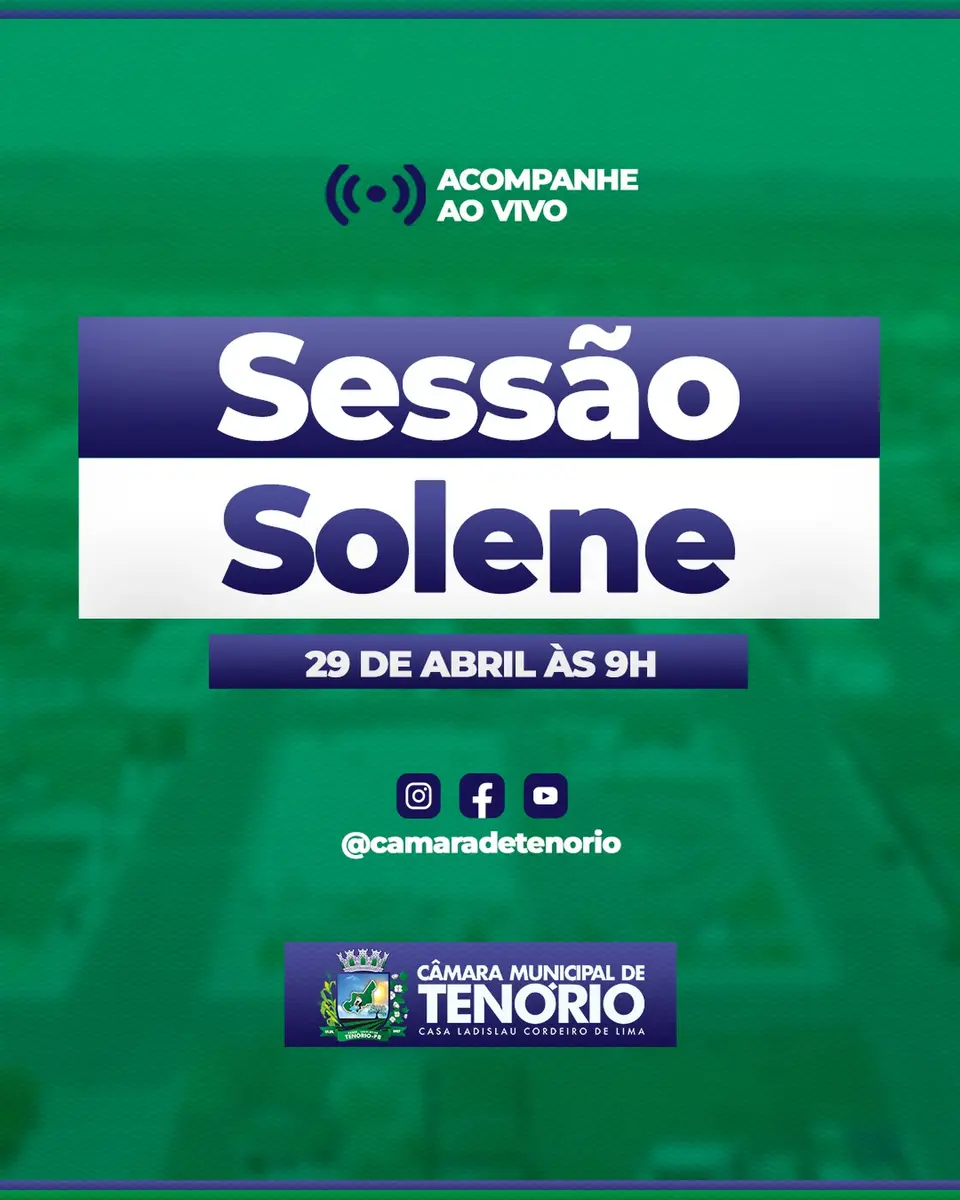 Sessão Solene!