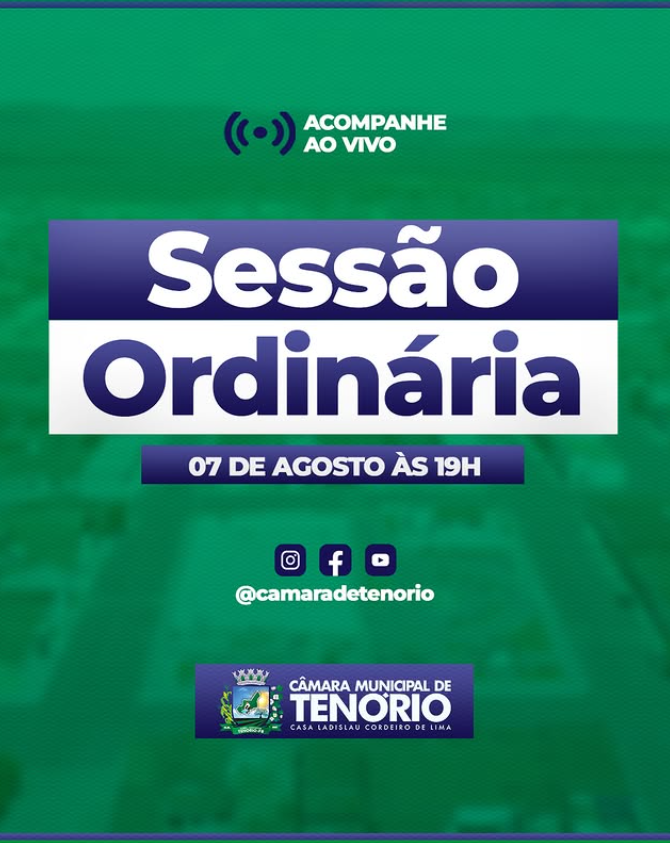 Sessão Ordinária | Retorno dos Trabalhos Legislativos